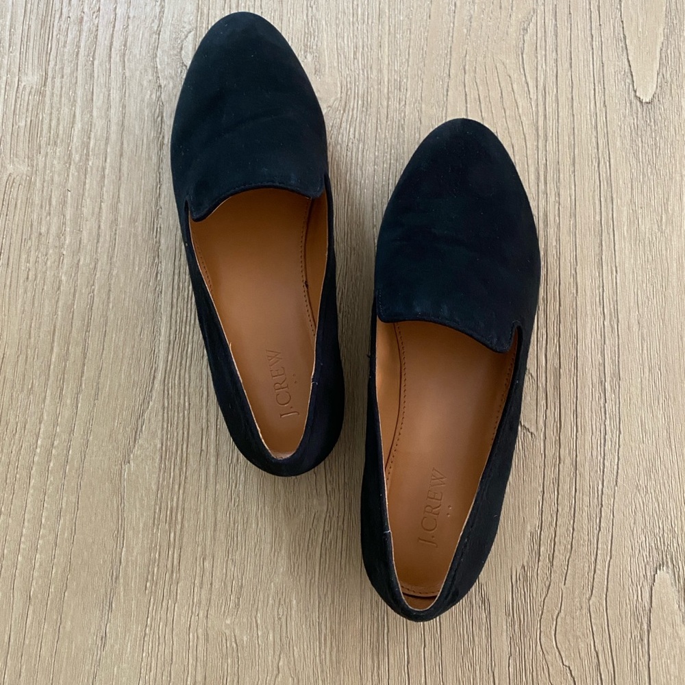 J. Crew Suede Smoking Loafers Size 8.5M